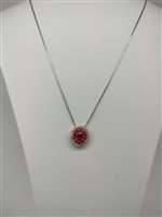 Necklace Comete Woman in Gold Rubino 0.39 Ct GLB 1674 - GLB 1674